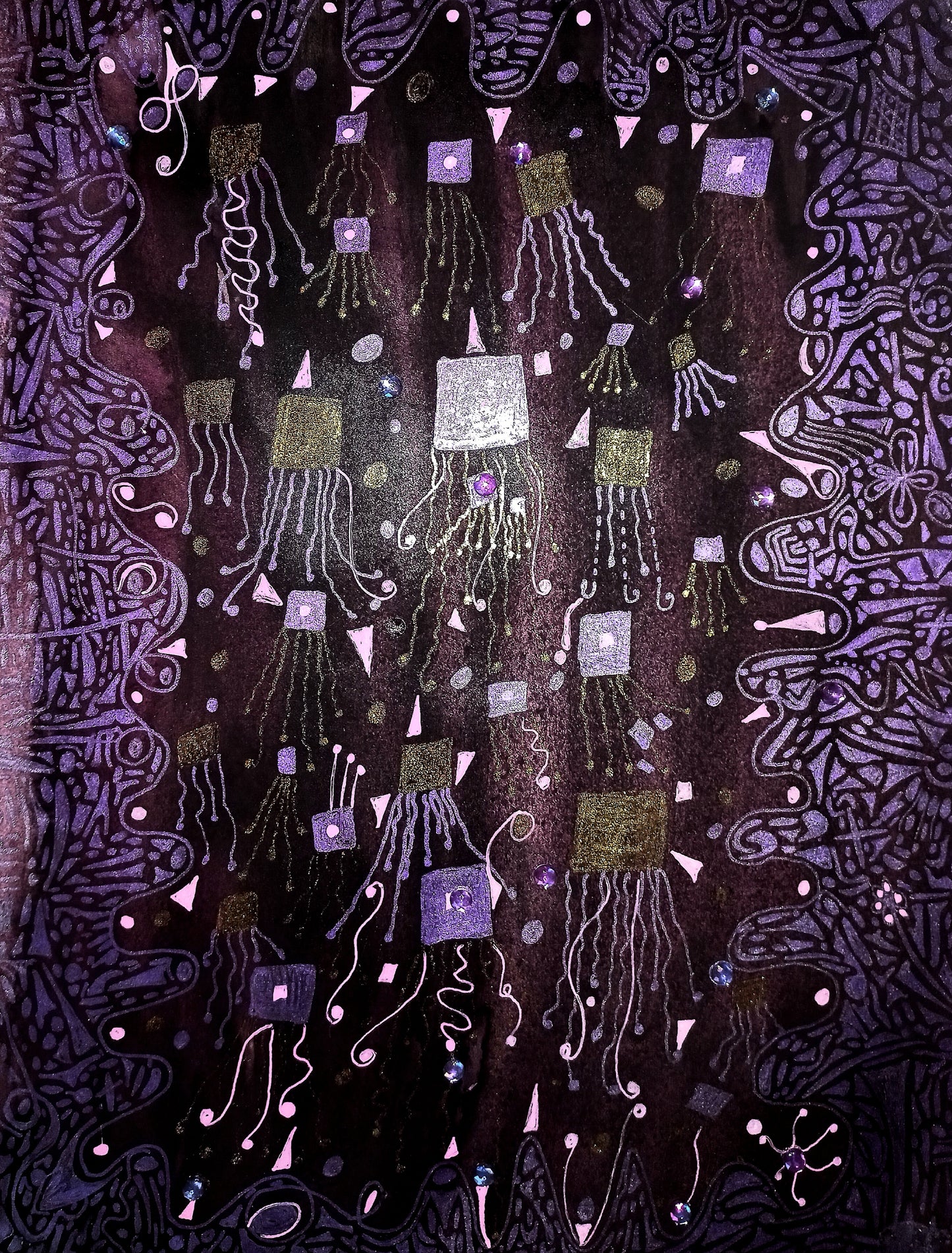 Purple jellyfish