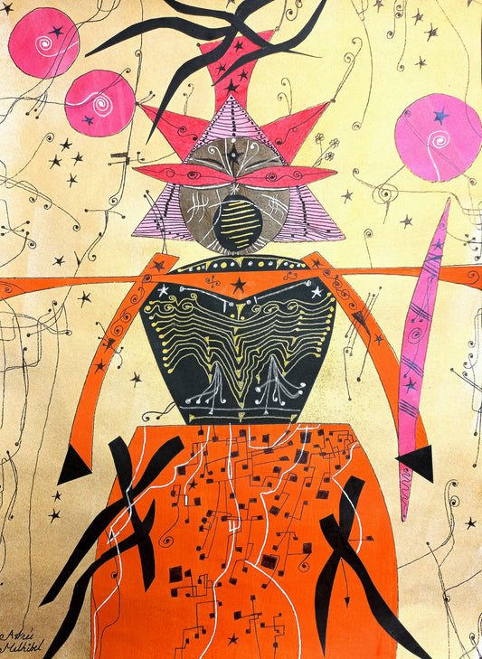 Starry Samurai with 3 rising suns